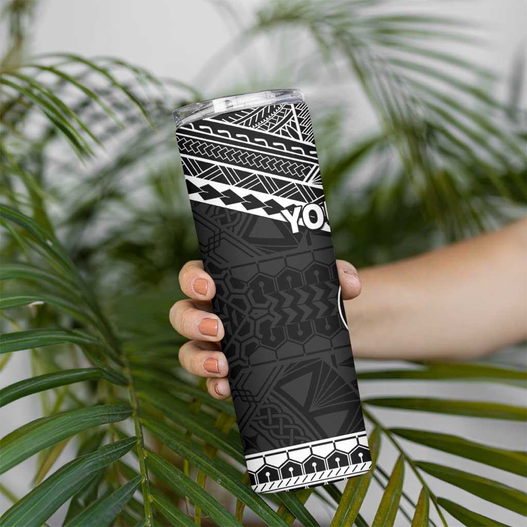 Personalised Melanesian Brotherhood Skinny Tumbler Ministry Faith And Mission LT05 - Polynesian Pride