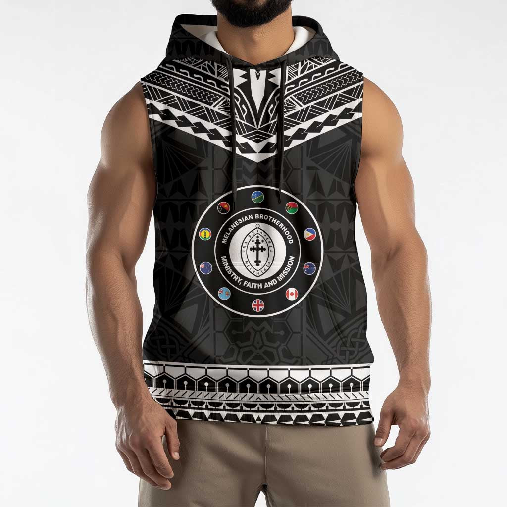 Personalised Melanesian Brotherhood Sleeveless Hoodie Ministry Faith And Mission LT05 - Polynesian Pride