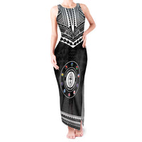 Personalised Melanesian Brotherhood Tank Maxi Dress Ministry Faith And Mission LT05 Women Black - Polynesian Pride