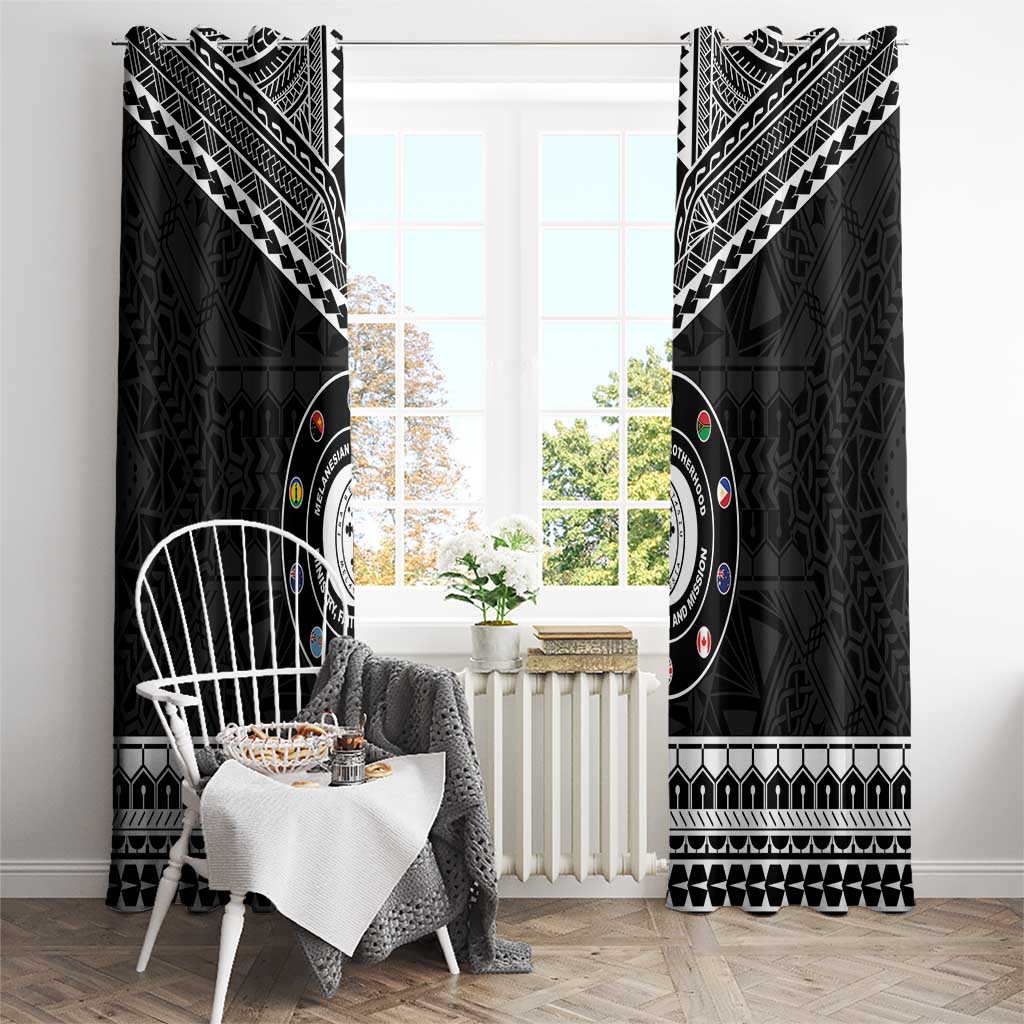 Melanesian Brotherhood Window Curtain Ministry Faith And Mission - Polynesian Pride