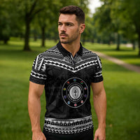 Personalised Melanesian Brotherhood Zipper Polo Shirt Ministry Faith And Mission LT05 - Polynesian Pride