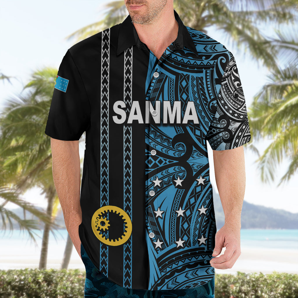 Custom Vanuatu Sanma Hawaiian Shirt Polynesian Tribal LT6 - Polynesian Pride