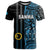 Custom Vanuatu Sanma T Shirt Polynesian Tribal LT6 Black - Polynesian Pride