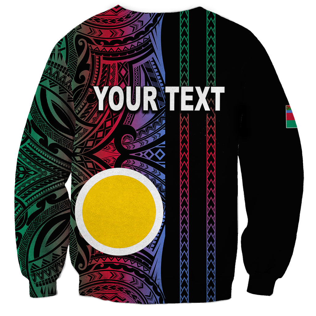 Custom Vanuatu Shefa Sweatshirt Polynesian Tribal LT6 - Polynesian Pride