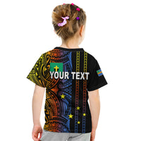 Custom Vanuatu Tafea Kid T Shirt Polynesian Tribal LT6 - Polynesian Pride