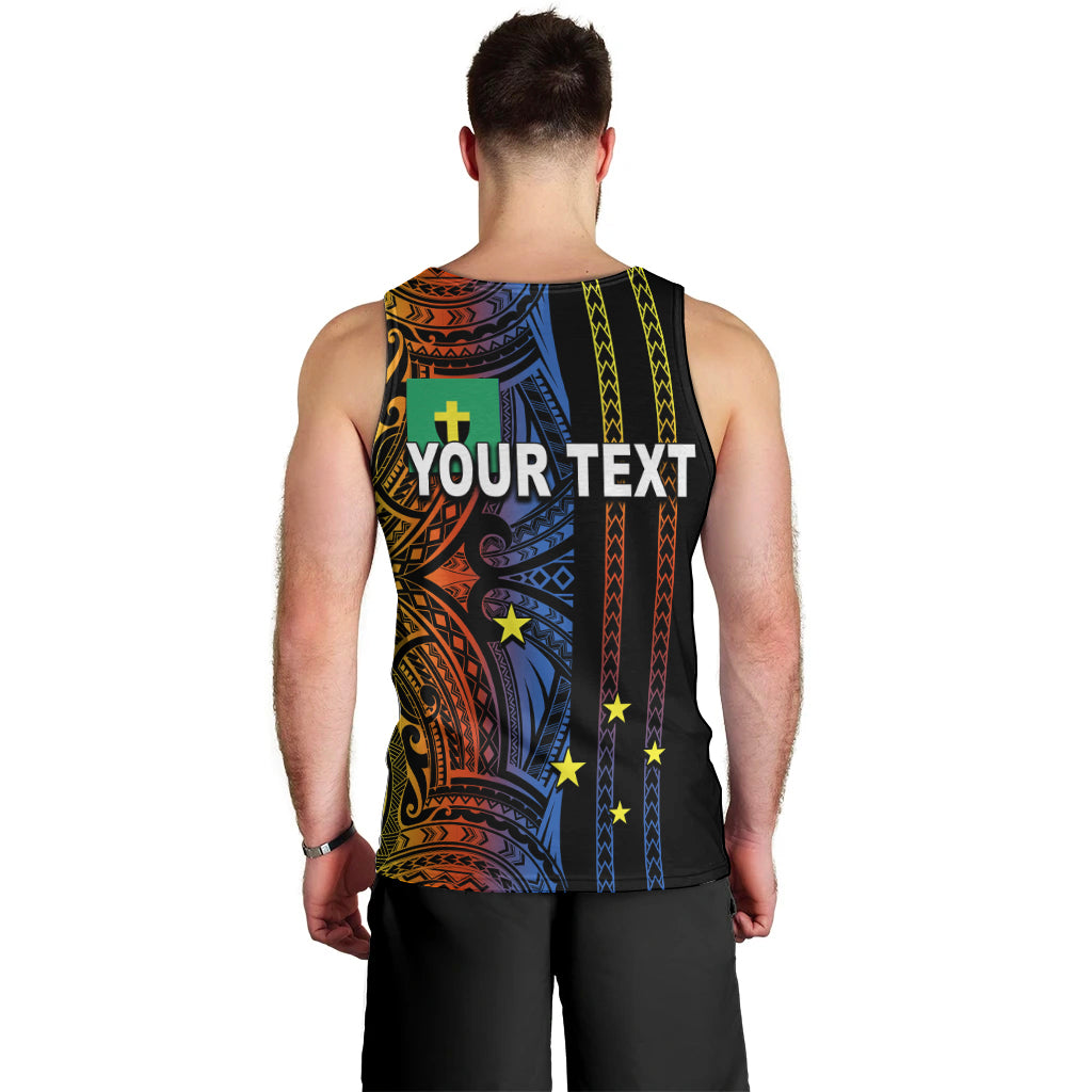 Custom Vanuatu Tafea Men Tank Top Polynesian Tribal LT6 - Polynesian Pride