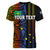 Custom Vanuatu Tafea Women V Neck T Shirt Polynesian Tribal LT6 - Polynesian Pride