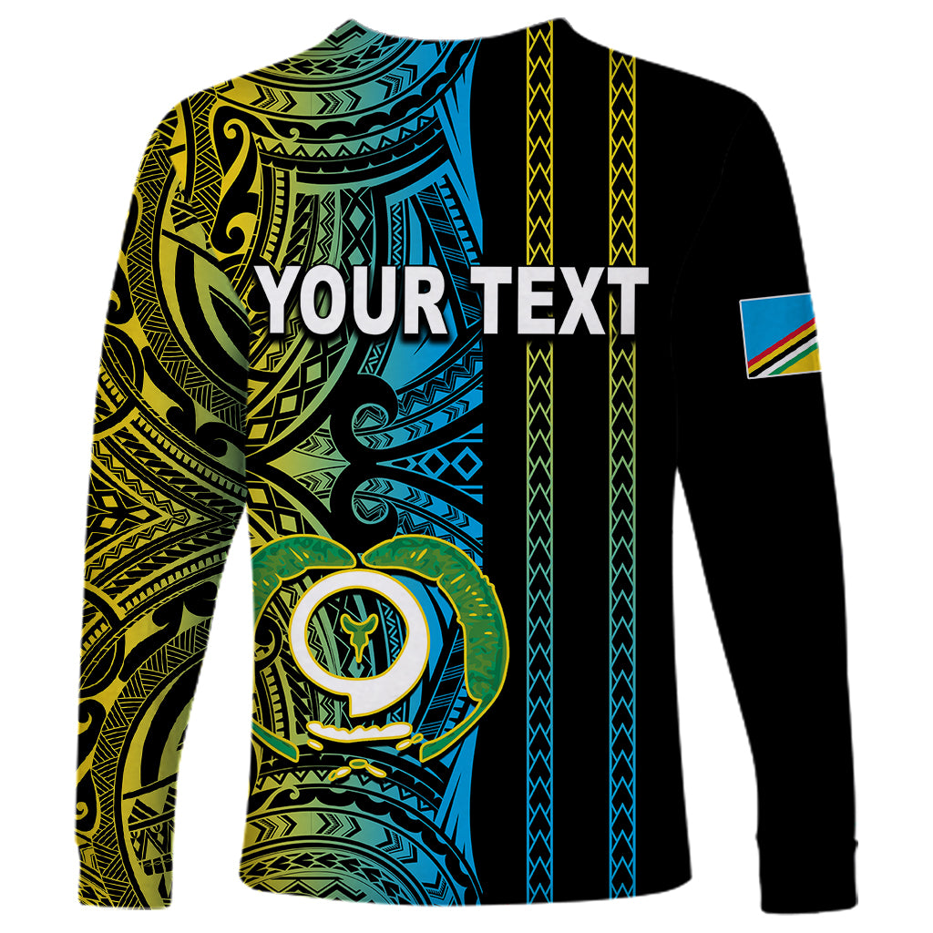 Custom Vanuatu Torba Long Sleeve Shirt Polynesian Tribal LT6 - Polynesian Pride