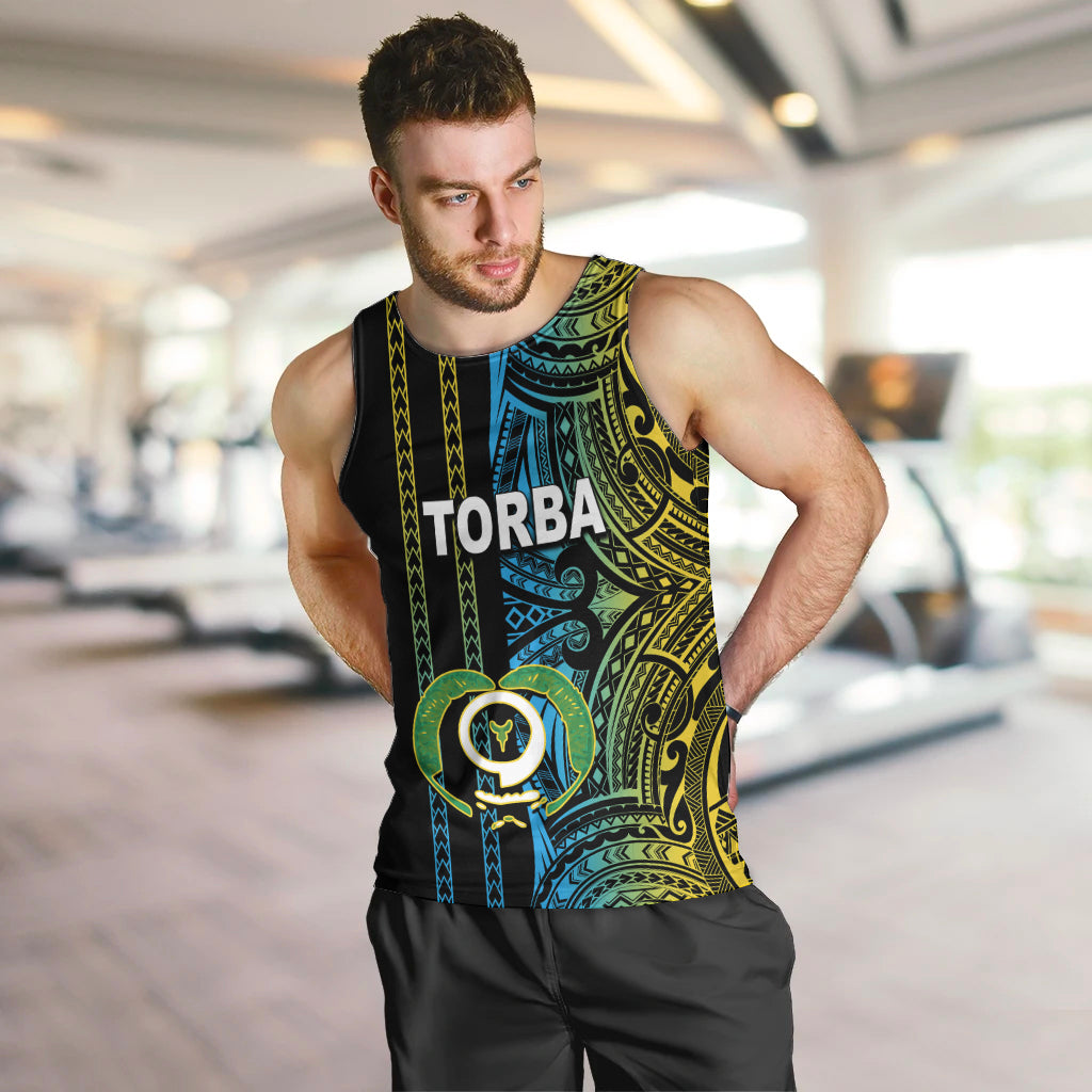 Custom Vanuatu Torba Men Tank Top Polynesian Tribal LT6 - Polynesian Pride
