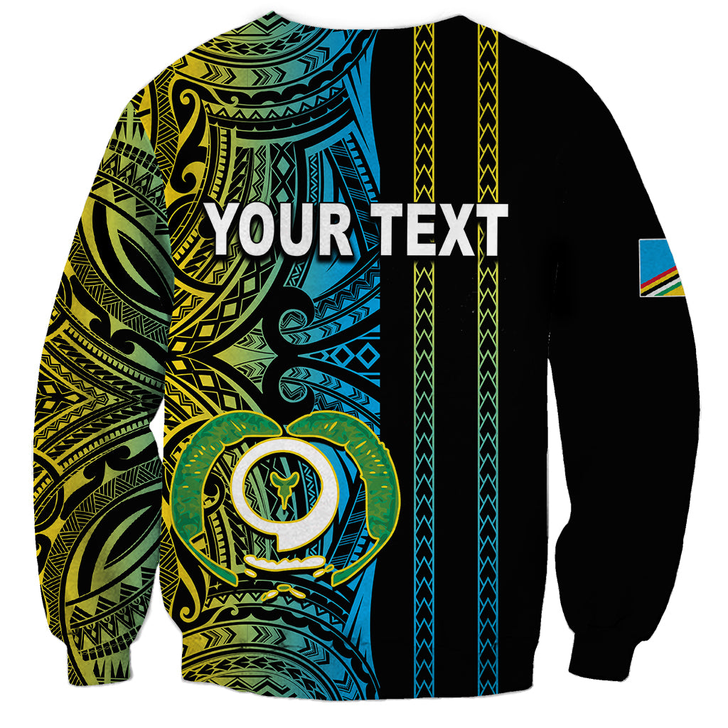 Custom Vanuatu Torba Sweatshirt Polynesian Tribal LT6 - Polynesian Pride