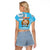 Fiji Raglan Cropped T Shirt Melanesian Festival 2023 LT6 - Polynesian Pride