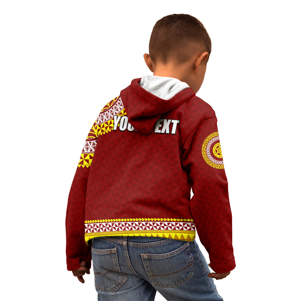 Tonga School Ha'apai High School Kid Hoodie Tribal Pattern LT6 - Polynesian Pride