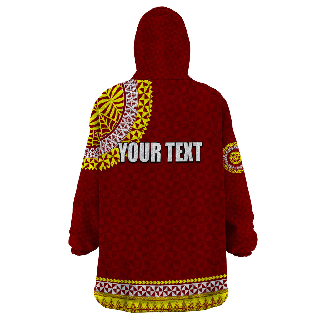 Tonga School Ha'apai High School Wearable Blanket Hoodie Tribal Pattern LT6 - Polynesian Pride