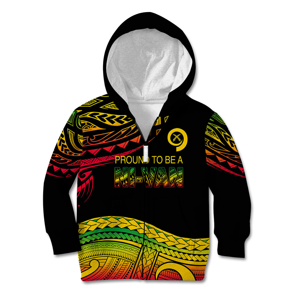Custom Tribal Vanuatu Kid Hoodie Pround To Be A Ni-Van LT6 - Polynesian Pride