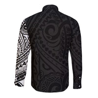 Polynesian Chihuahua Dog Long Sleeve Button Shirt Dog In My Heart LT6 - Polynesian Pride