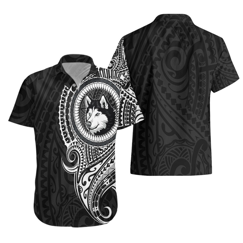 Polynesian Husky Dog Hawaiian Shirt Dog In My Heart LT6 - Polynesian Pride