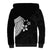 Polynesian Sherpa Hoodie With Plumeria Flower White LT6 - Polynesian Pride