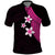 Polynesian Polo Shirt With Plumeria Flower Pink LT6 Pink - Polynesian Pride