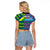 (Custom Personalised) Fiji Malampa Raglan Cropped T Shirt Tribal Patterns LT6 - Polynesian Pride