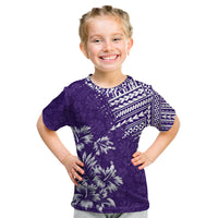Hawaii Summer Kid T Shirt Mix Polynesian Purple LT6 Purple - Polynesian Pride