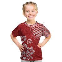 Hawaii Summer Kid T Shirt Mix Polynesian Red LT6 Red - Polynesian Pride