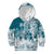 Polynesian Sea Turtle Kid Hoodie Tribal LT6 Hoodie Blue - Polynesian Pride