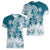 Polynesian Sea Turtle Women V Neck T Shirt Tribal LT6 - Polynesian Pride