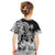 Polynesian Sea Turtle Kid T Shirt Tribal Black LT6 - Polynesian Pride