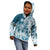 Polynesian Sea Turtle Kid Hoodie Tribal Blue LT6 - Polynesian Pride