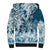 Polynesian Sea Turtle Sherpa Hoodie Tribal Blue LT6 - Polynesian Pride