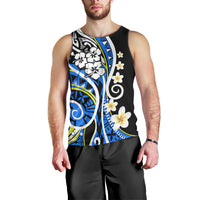 Plumeria Polynesian Men Tank Top Trending Blue LT6 - Polynesian Pride