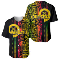 Custom Vanuatu Baseball Jersey Polynesian Tribal LT6 - Polynesian Pride