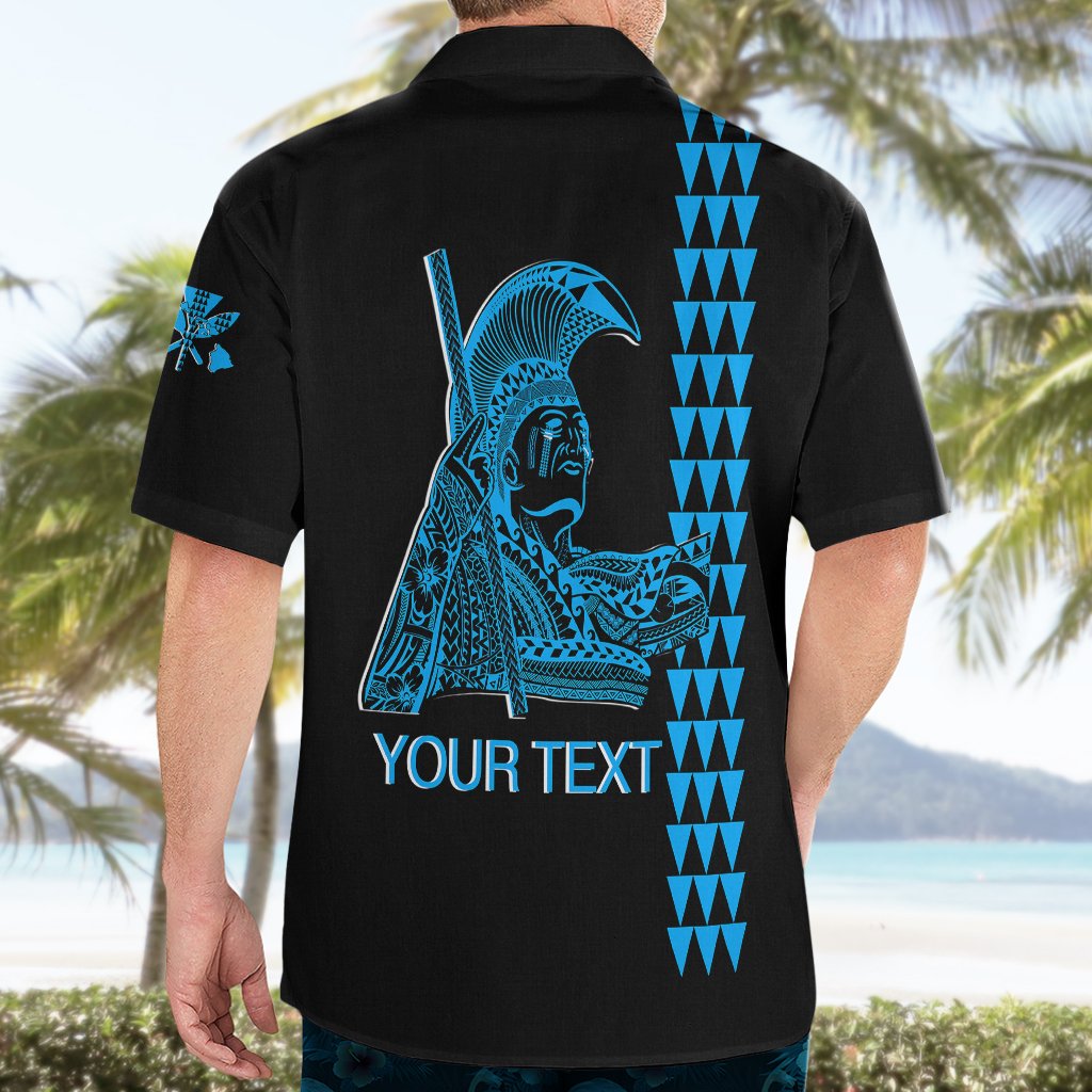 Custom Hawaii Hawaiian Shirt King Kamehameha Day - Blue LT6 - Polynesian Pride