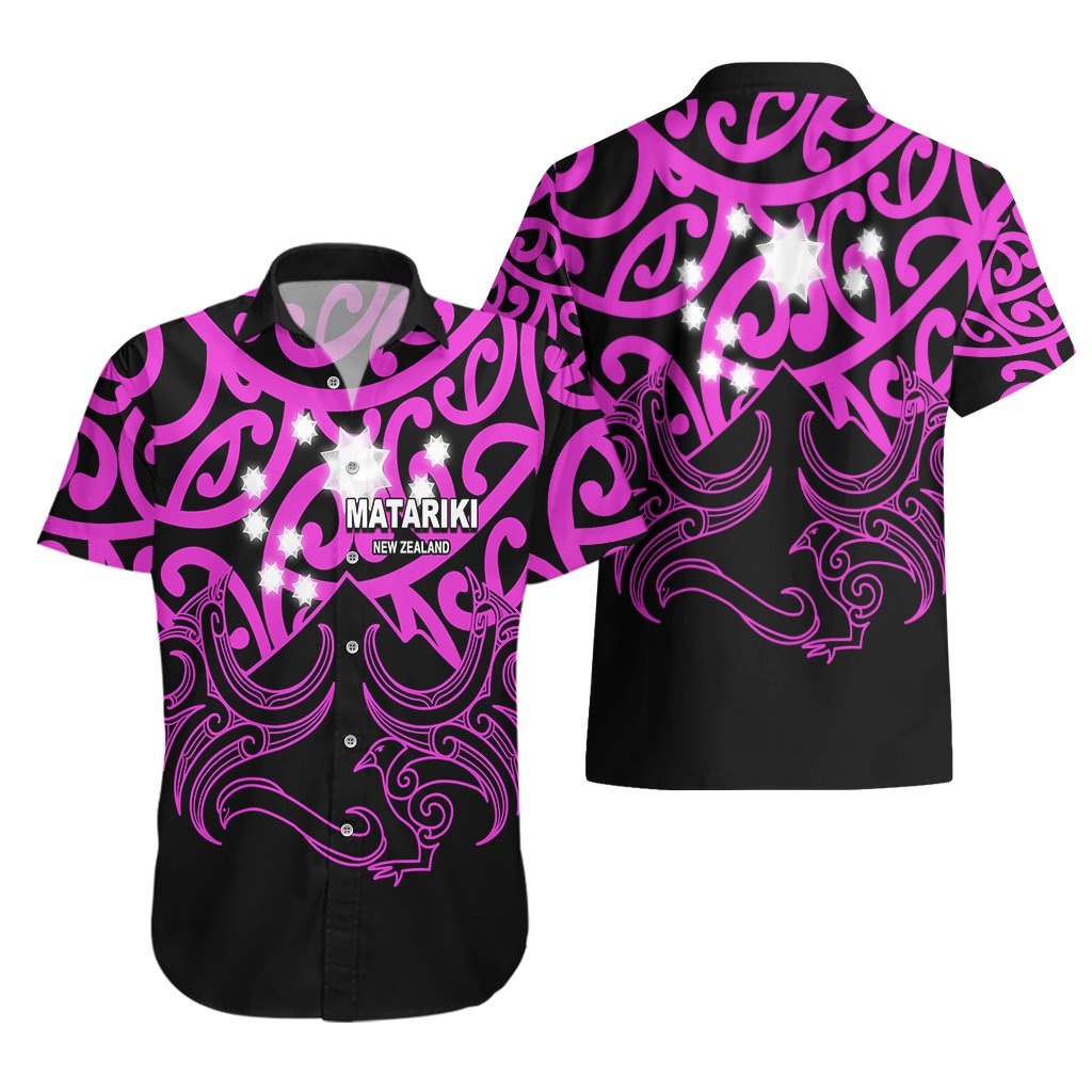 Matariki New Zealand Hawaiian Shirt Maori New Year Purple LT6 - Polynesian Pride