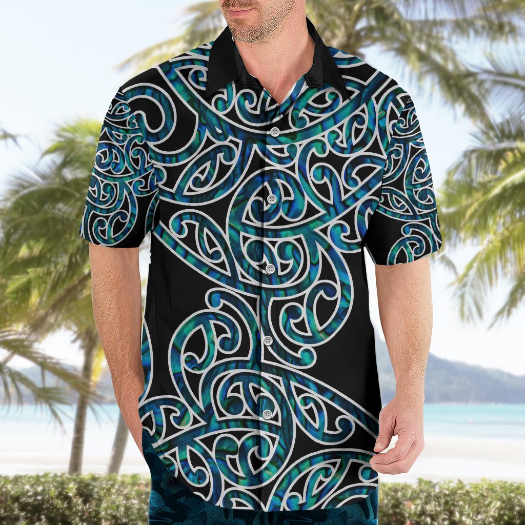New Zealand Hawaiian Shirt Maori Pattern Papua Shell LT6 - Polynesian Pride