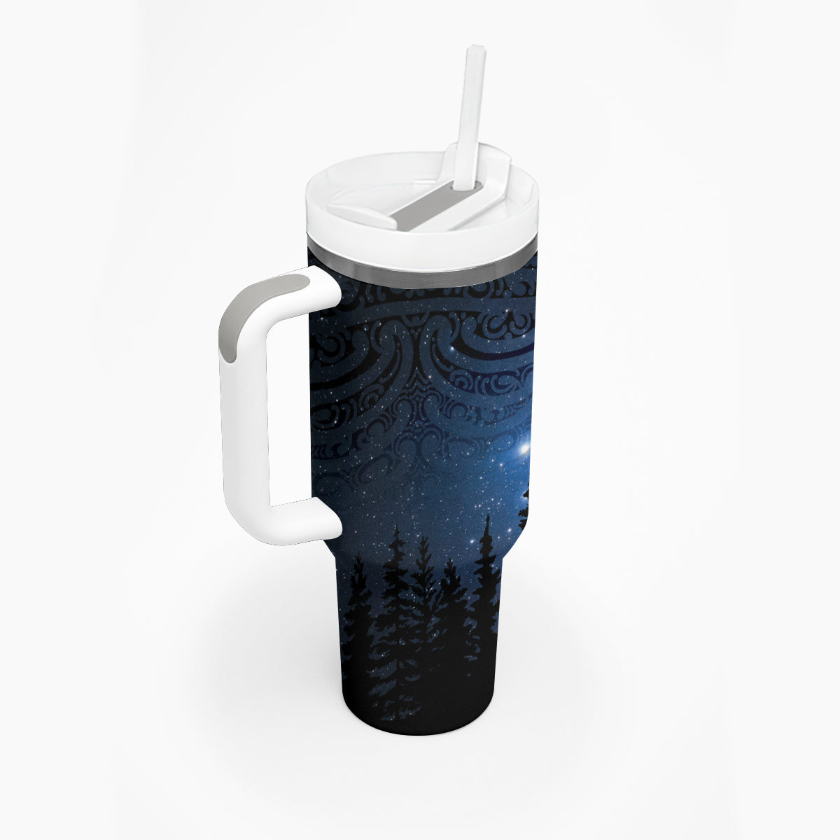 Matariki Te Tau Hou Māori Tumbler With Handle New Zealand Starry Sky