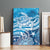 World Ocean Day Polynesian Pattern Canvas Wall Art Crystal Waves
