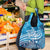 World Ocean Day Polynesian Pattern Grocery Bag Crystal Waves
