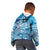 World Ocean Day Polynesian Pattern Kid Hoodie Crystal Waves