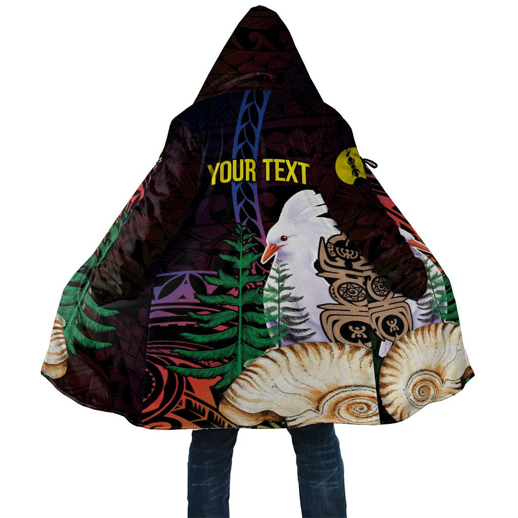 New Caledonia Kanaky Personalized Cloak Kagu Bird Emblem - Polynesian Pride