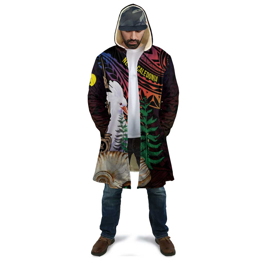New Caledonia Kanaky Personalized Cloak Kagu Bird Emblem - Polynesian Pride