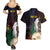 New Caledonia Kanaky Personalized Couples Matching Summer Maxi Dress and Hawaiian Shirt Kagu Bird Emblem - Polynesian Pride