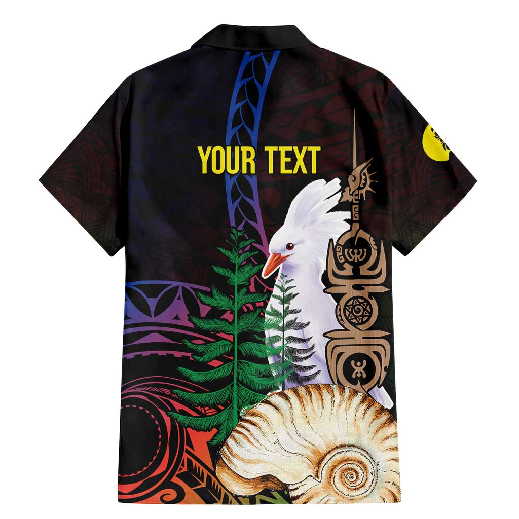 New Caledonia Kanaky Personalized Family Matching Mermaid Dress and Hawaiian Shirt Kagu Bird Emblem LT7 - Polynesian Pride
