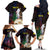 New Caledonia Kanaky Personalized Family Matching Off The Shoulder Long Sleeve Dress and Hawaiian Shirt Kagu Bird Emblem - Polynesian Pride