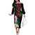 New Caledonia Kanaky Personalized Family Matching Off The Shoulder Long Sleeve Dress and Hawaiian Shirt Kagu Bird Emblem - Polynesian Pride