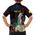 New Caledonia Kanaky Personalized Family Matching Summer Maxi Dress and Hawaiian Shirt Kagu Bird Emblem - Polynesian Pride