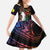 New Caledonia Kanaky Personalized Family Matching Summer Maxi Dress and Hawaiian Shirt Kagu Bird Emblem - Polynesian Pride