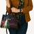 New Caledonia Kanaky Personalized Leather Bag Kagu Bird Emblem - Polynesian Pride