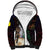 New Caledonia Kanaky Personalized Sherpa Hoodie Kagu Bird Emblem - Polynesian Pride