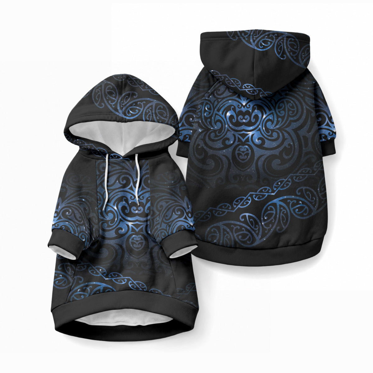 New Zealand Matariki Pet Hoodie Cosmic Style LT7 Pullover Galaxy - Polynesian Pride